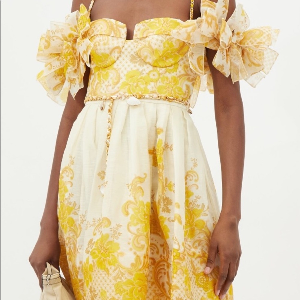 Zimmermann Bow Bodice Minidress